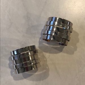 Silver cuffs